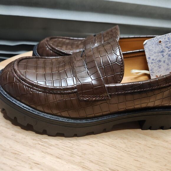 Mudd Girls Slip-On Loafer Shoes – Brown, Size 5, Unworn - Picture 11 of 11